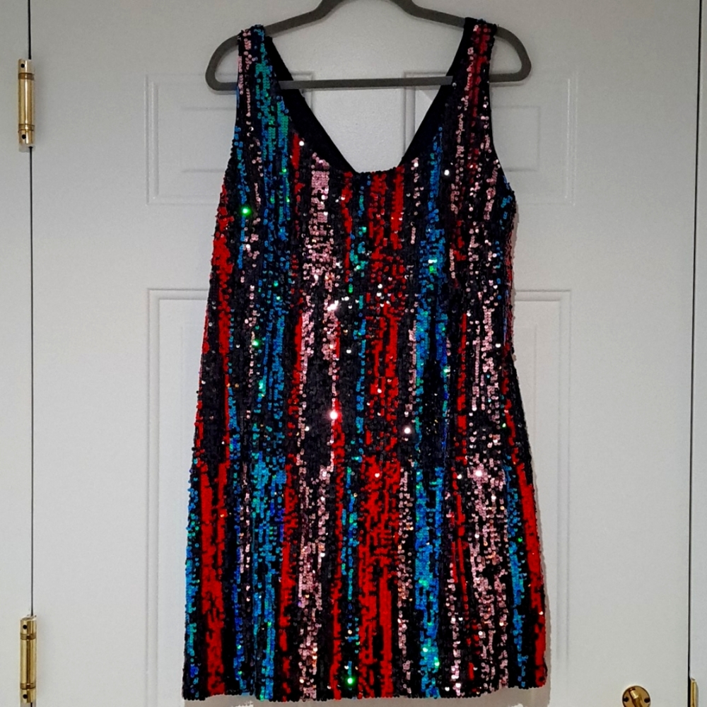 Calvin Klein sequin dress